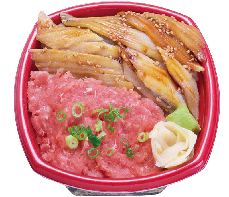 穴子ネギトロ丼